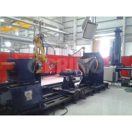 EXTRUDER COMPONENT ROBOTIC WELDING CELL