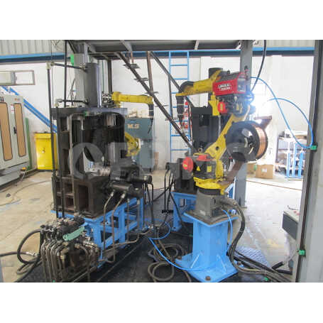 ROBOTIC CELL FOR BRAKE SHOE WELDING
