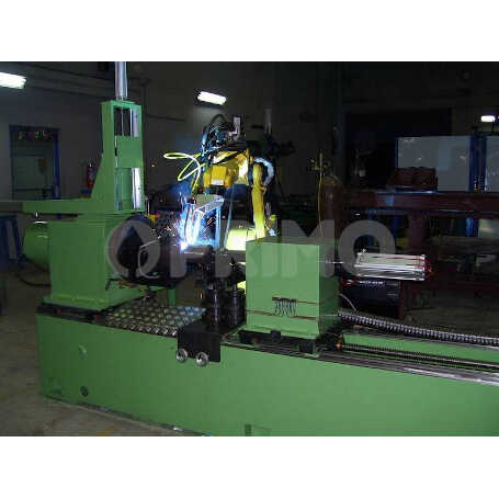 ROBOTIC HYDRAULIC CYLINDER PISTON ROD WELDING CELL