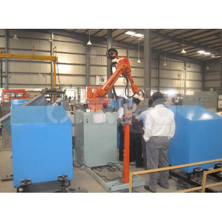 ROBOTIC HYDRAULIC OIL TANK WELDING CELL