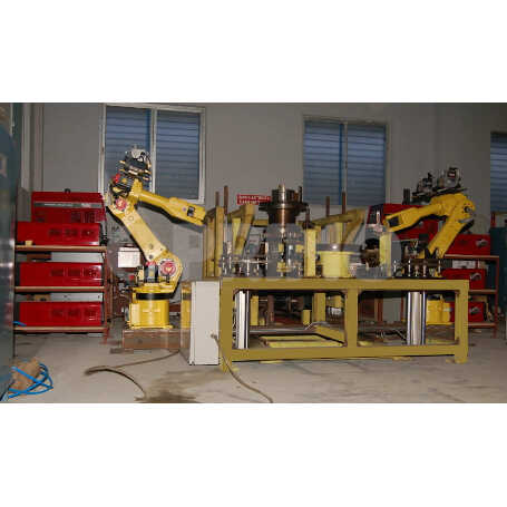 TRUCK AXLE DOME COVER ROBOTIC WELDING SPM