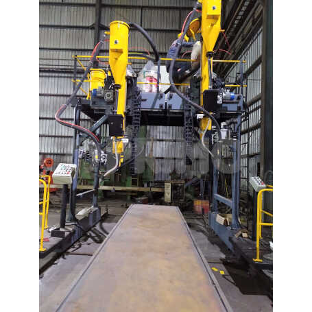 BOX BEAM FABRICATION AND WELDING MACHINE