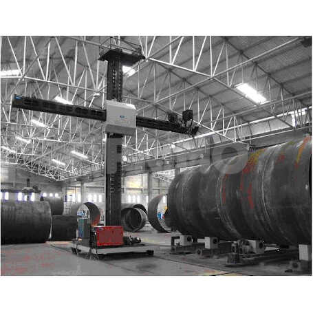 5X4 METER COLUMN AND BOOM WITH ROTATORS AND SAW EQUIPMENT