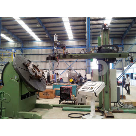 5 AXIS CNC CONTROLLED TRIPLE OFFSET VALVE PTA CLADDING MACHINE