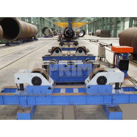 ROTATORS WITH BOGIES FOR BLASTING AND PAINTING